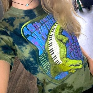 2009 New Orleans Jazz & Heritage Fest/ Jazz Fest Tiedye 40th anniversary M shirt